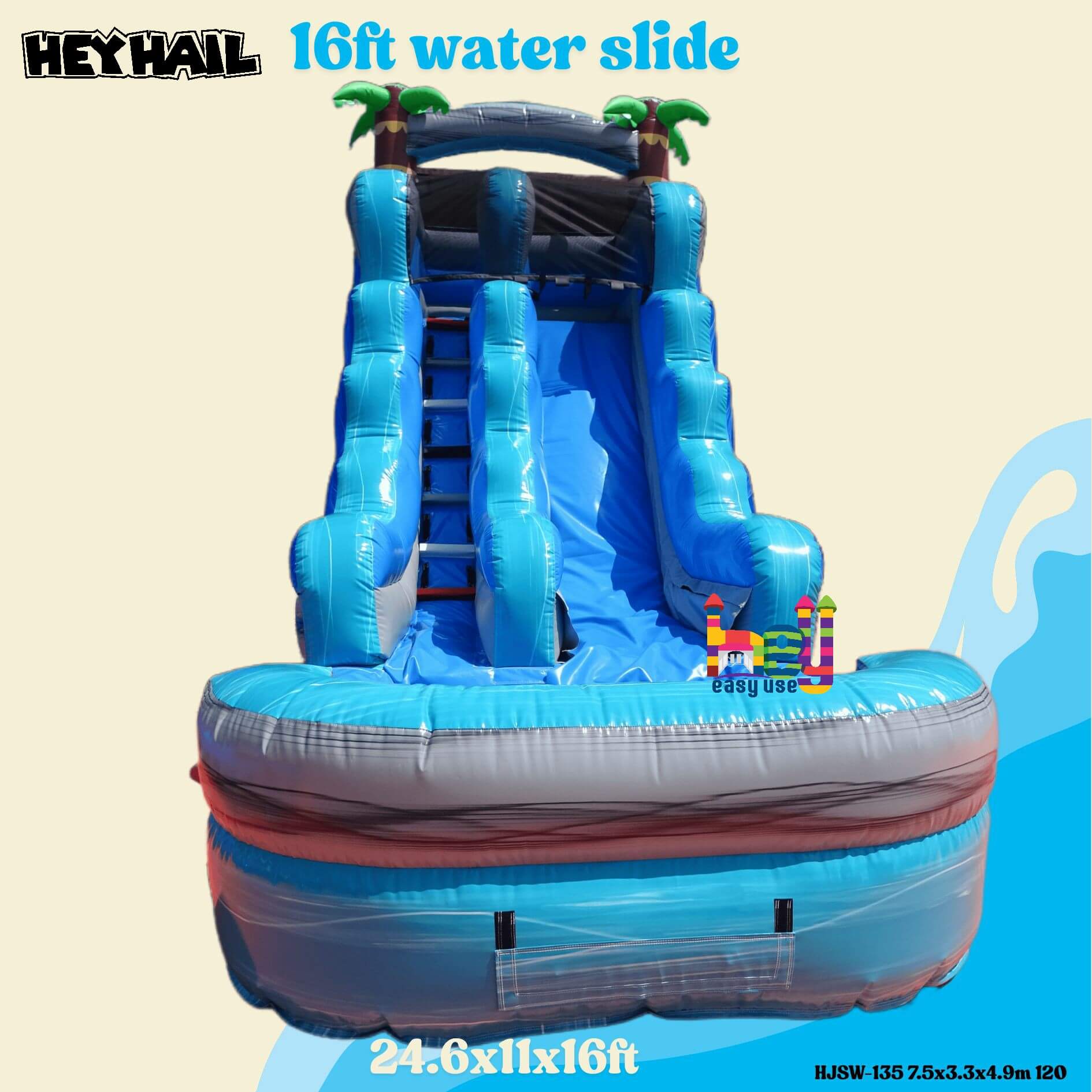 commercial grade adult water slide blow up for sale