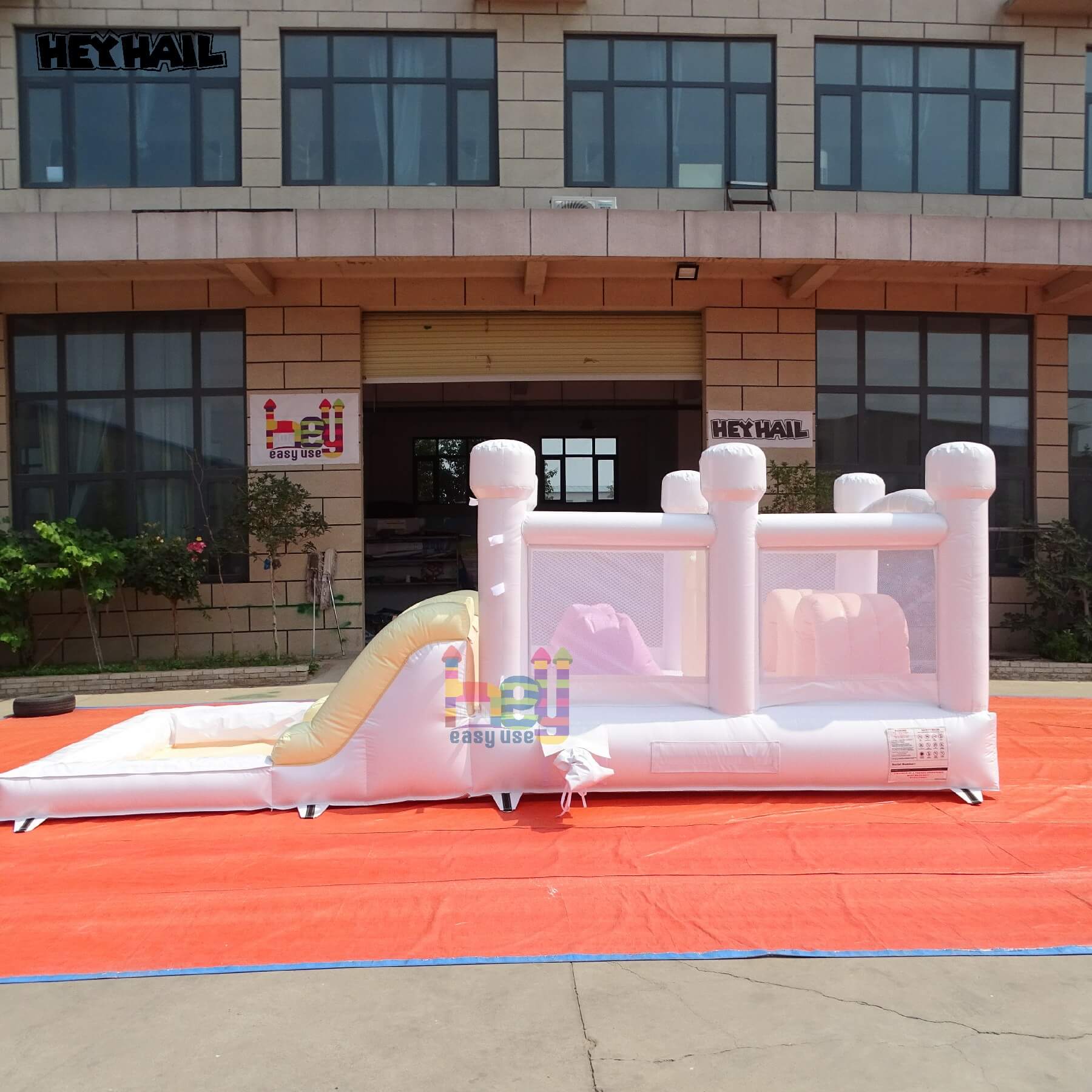 inflatable obstacle course for adults outside